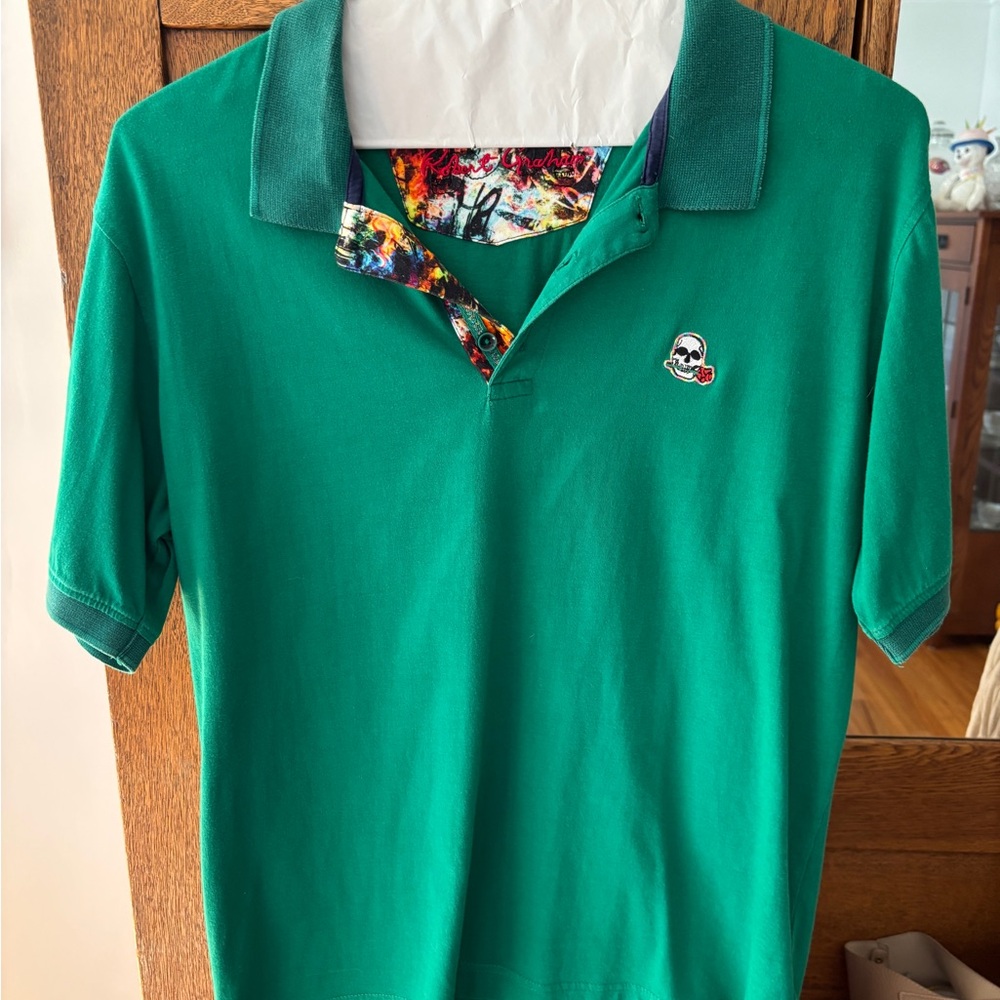 Robert Graham Green Polo Shirt